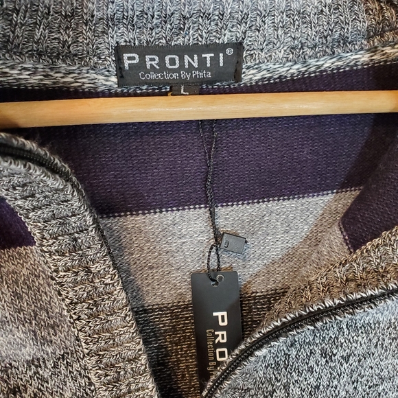 Pronti partial zip sweater - Picture 2 of 4